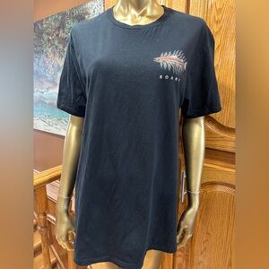 Roark Black Short Sleeve Tee with Graphic